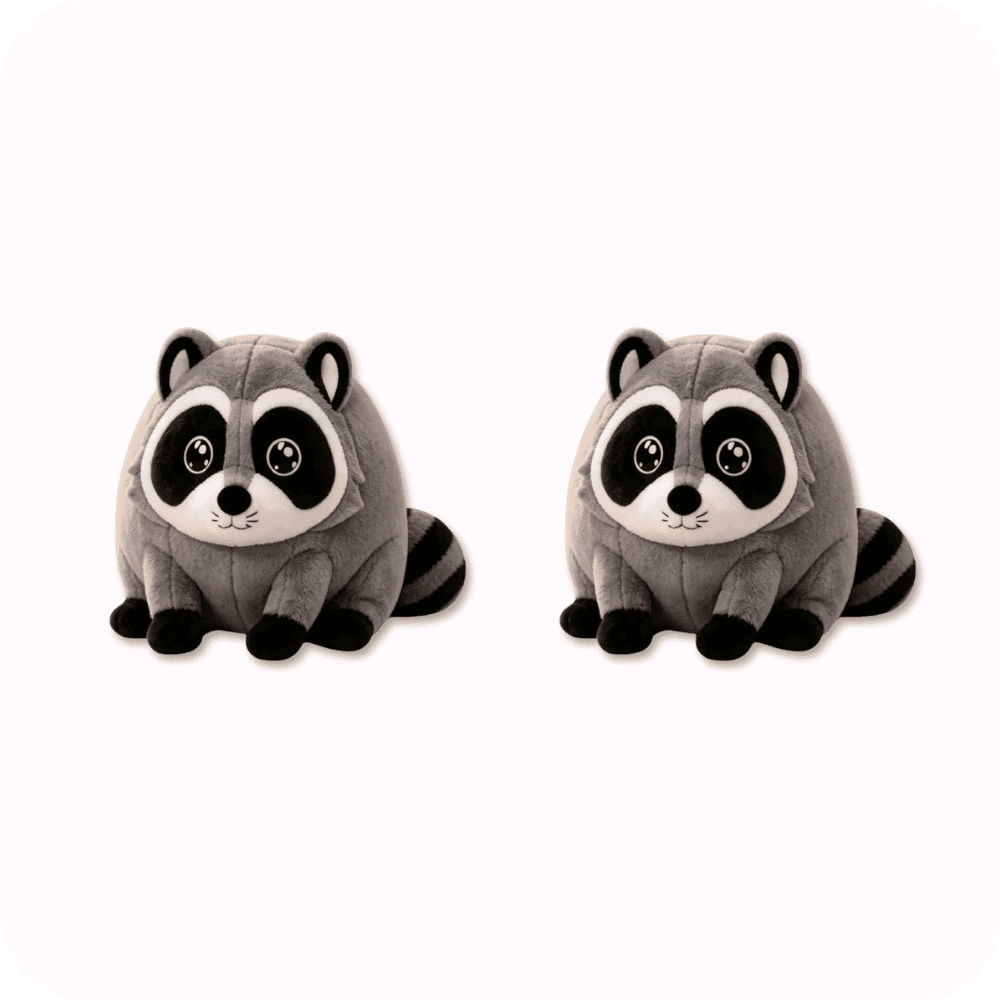 Jimothy Raccoon Plush 2PCS Jimothy Raccoon Plush 2PCS