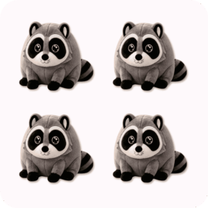 Jimothy Raccoon Plush 4PCS